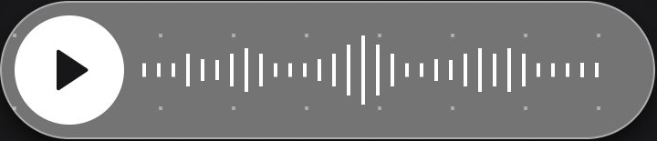 Audio waveform ready to play